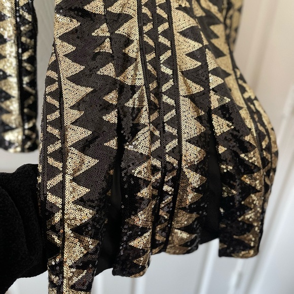 Sequence Dress W/ front Slits - Picture 8 of 12